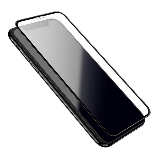 Apple iPhone XR/11 (6.1) Hoco silk screen celý lepicí tvrzené sklo, průhledný (černá s rámečkem)