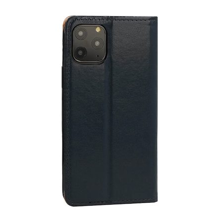 Apple iPhone 12/12 Pro originální kůže knížkové pouzdro (Modrá)