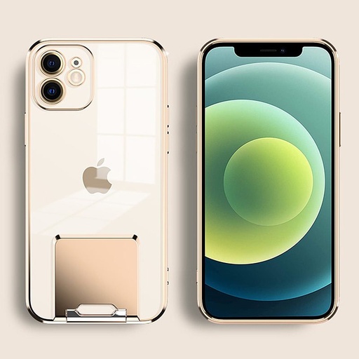 Apple iPhone 7/8/SE 2020/SE 2022 luxury s opěrkou zadní kryt (Zlatá)