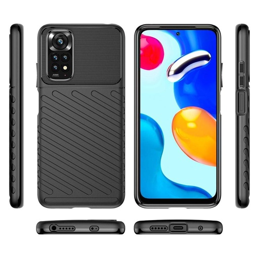 Xiaomi Redmi Note 11 4G/Redmi Note 11S 4G thunder zadní kryt, (Černá)