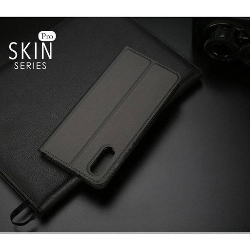 Apple iPhone 12/12 Pro DUX DUCIS skin kůže knížkové pouzdro (Černá)