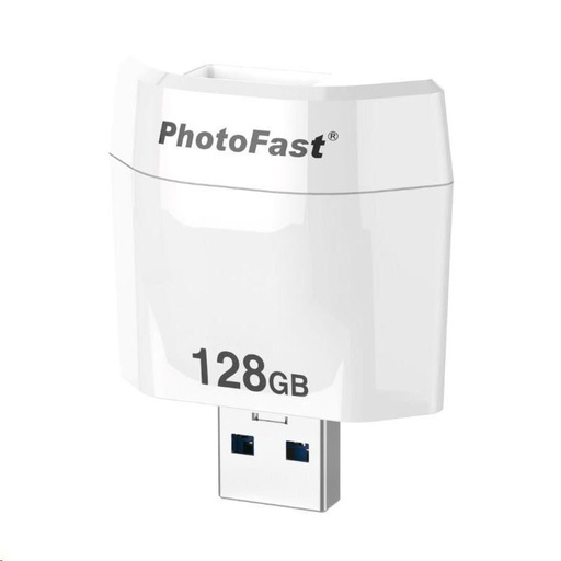 Photofast iOS 128GB Photocube smart záloha dat, Bílá