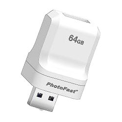 Photofast iOS 64GB Photocube smart záloha dat, Bílá