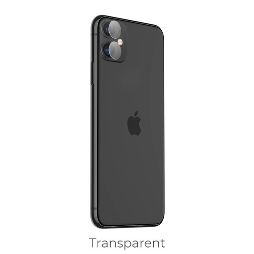 Apple iPhone 11 s kovovým rámečkem kamera ochranný tvrzené sklo , průhledný