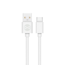Forever USB-C 2A type-C datový kabel (Bílá)
