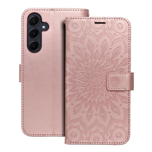 Samsung Galaxy A55 Forcell MEZZO otevírací pouzdro (Rosegold)