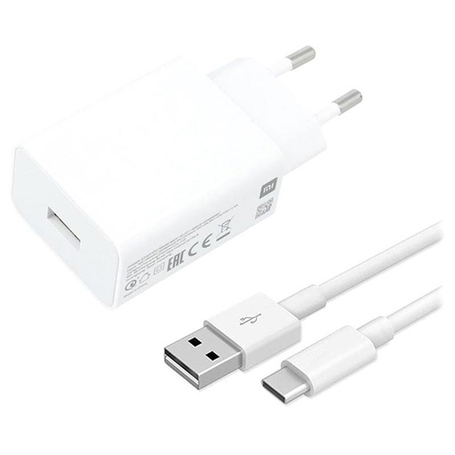 Xiaomi MDY-11-EP síťový rychlonabíječka type-C s kabelem 22.5W (Bílá) ECO balení