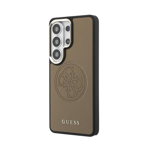 Guess PU Perforated 4G Logo Magnetic Samsung Galaxy S26 Ultra (Hnědá)