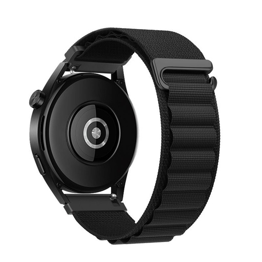 Forcell F-Design FS05 polyester vláknitý řemínek Samsung Galaxy Watch 22 mm (Černá)
