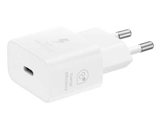 Samsung EP-T2510NWE síťový rychlonabíječka USB-C (Bílá) - 25W