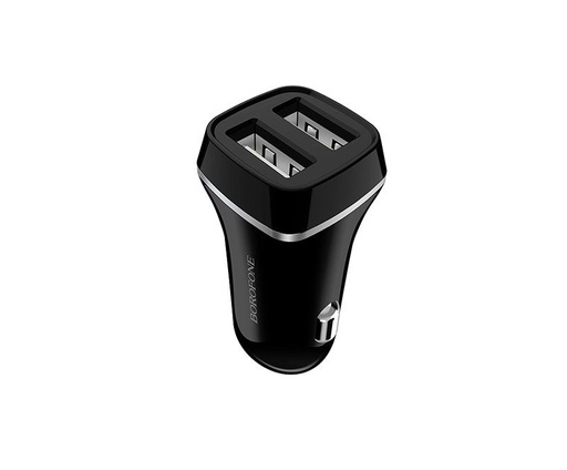 Borofone BZ2 autní nabíječka (2xUSB port), 5V 2,4A, černá
