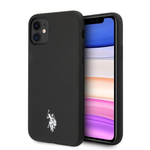 Apple iPhone 11 U.S. POLO prémiový zadní kryt (Černá) - USHCN61PUBK