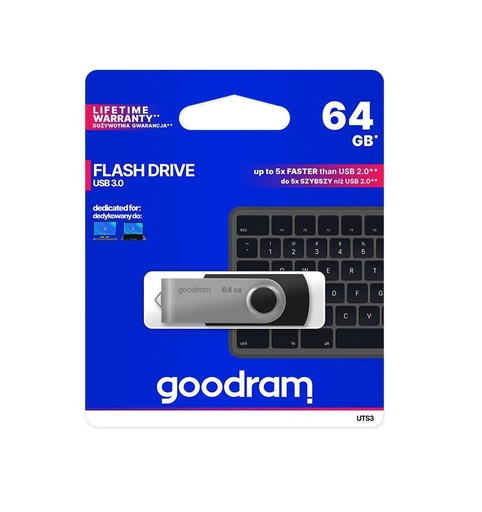 Goodram 128GB USB 3.0 pendrive, Černá