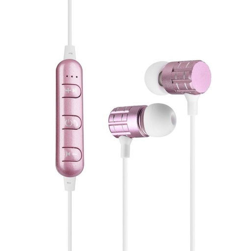 AWEI F1 bluetooth headset, růžová