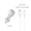 2 USB port, lightning kabel