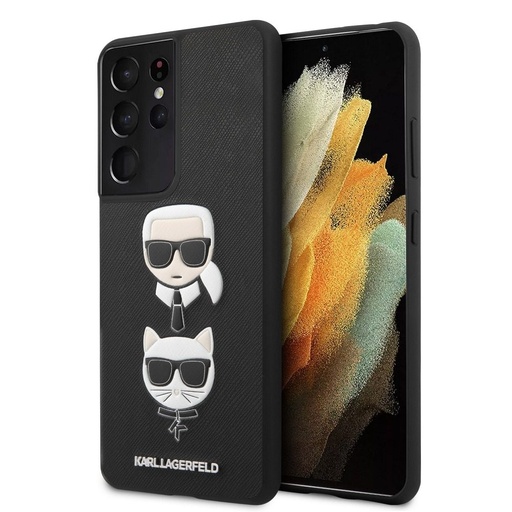 Samsung Galaxy S21+ Karl Lagerfeld Original pouzdro (Černá) – KLHCS21MSAKICKCBK