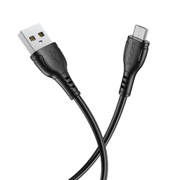 Borofone BX51 microUSB kabel, 1M, 3A, černá
