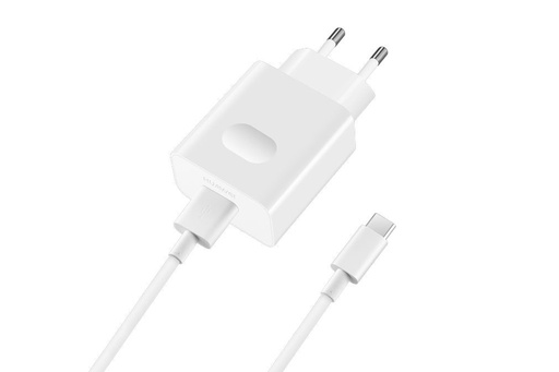 Huawei AP81 síťový rychlonabíječka (type-C kabel), 5V 4,5A, max. 22,5W, bílá
