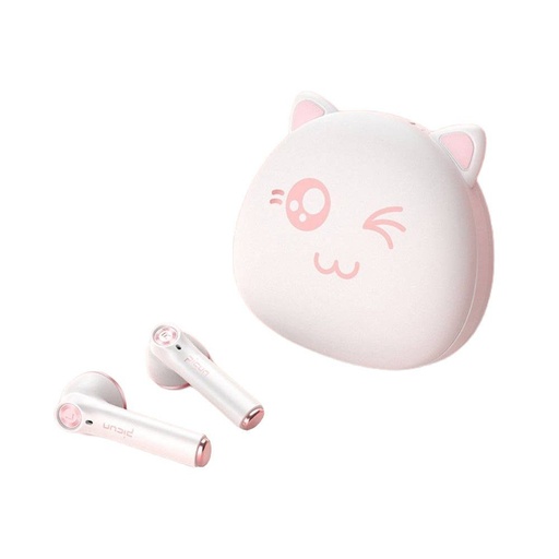 Picun HI CAT bezdrátový headset, BT 5.0, bílá