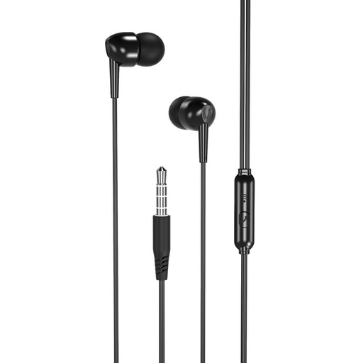 XO EP37 headset (jack 3,5mm), s mikrofonem, bílá