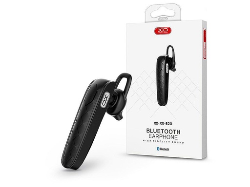 XO B20 bluetooth headset, BT v4.1, 4 hodinový hudba/hovor, Micro USB nabíjení, bílá