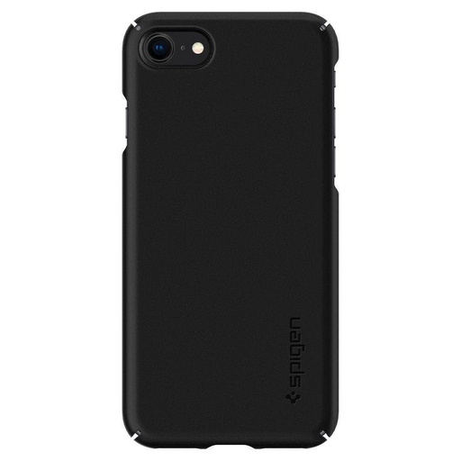 Apple iPhone 7/8/SE 2020/ SE 2022 Spigen thin fit prémiový zadní kryt (Černá)