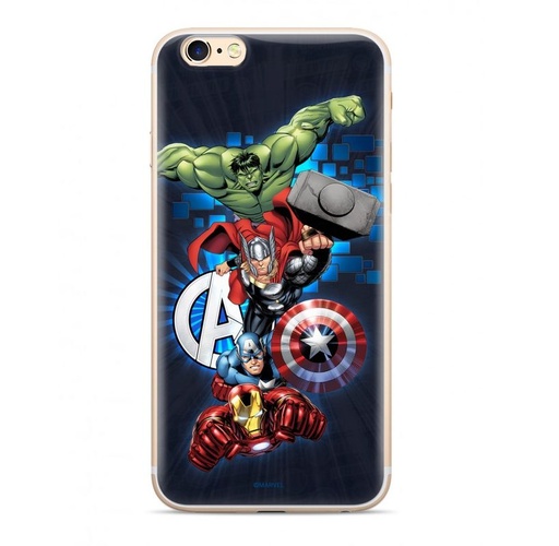 Apple iPhone 7 / iPhone 8 / iPhone SE 2020 / iPhone SE 2022 Marvel Avengers 001 silicone zadní kryt (Tmavě modrá)