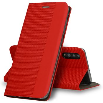 Apple iPhone 12 / iPhone 12 Pro Sensitive book knížkové pouzdro (Červená)