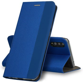 Apple iPhone 12 / iPhone 12 Pro Sensitive book knížkové pouzdro (Modrá)