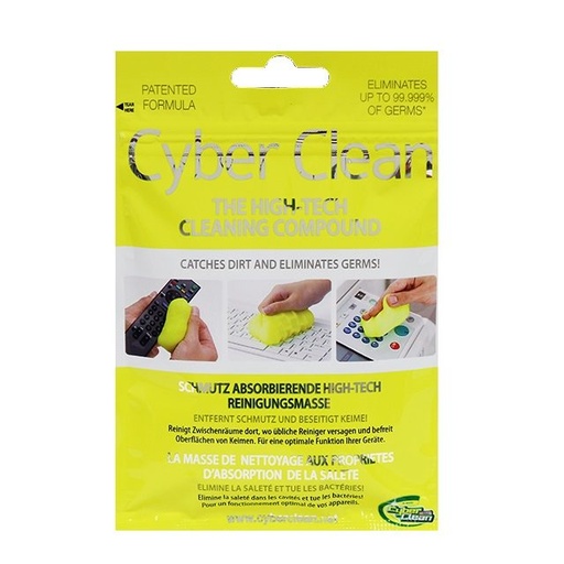 Cyber Clean 80g (se zasouvacím zámkem v sáčku) auto & domov antibakteriální čisticí hmota, žlutá