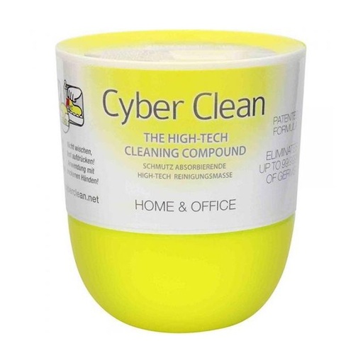 Cyber Clean 160g s držákem na pití auto & domov antibakteriální čisticí hmota, žlutá