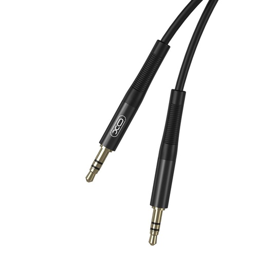 XO NB-R175A 3.5 mm–3.5 mm audio kabel (Černá) – 1 m