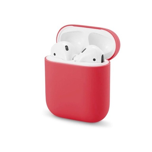 XO Lightning silikonový sluchátka potah AirPods-hoz (Červená)