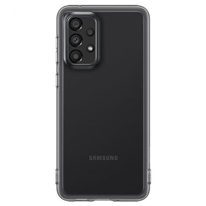 Samsung Galaxy A33 5G Soft Průhledný pouzdro (Černá)