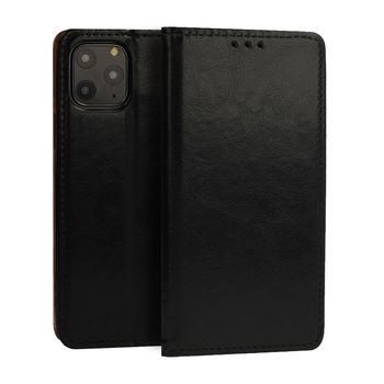 Apple iPhone 13 Pro originální kůže knížkové pouzdro (Černá)