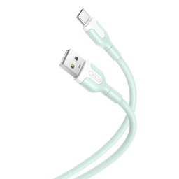 XO NB212 USB-C datový kabel (Zelená) – 2.1A