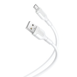 XO NB212 micro USB datový kabel (Bílá) – 2.1A