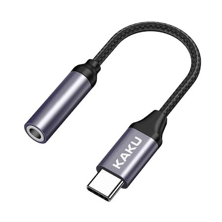Kaku KSC-428 adaptér (type-C, jack 3,5mm) Type-C - 3,5mm Jack adaptér, černá