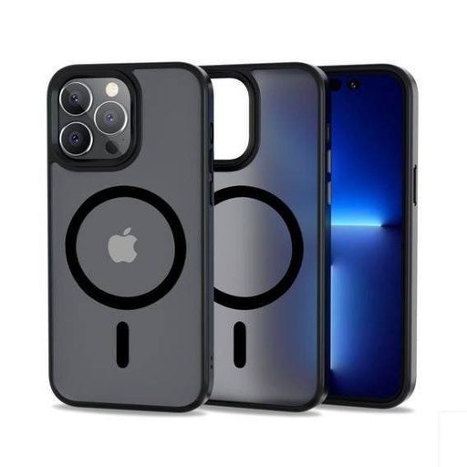 Apple iPhone 14 Pro Max Tech Protect Magmat magsafe zadní kryt (Fekete-matt)
