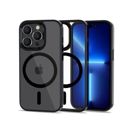 Apple iPhone 14 Pro Tech Protect Magmat magsafe zadní kryt (Fekete-matt)