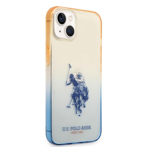 Apple iPhone 14 U.S. Polo double horse bumper zadní kryt (Modrá) - USHCP14SUGRBR