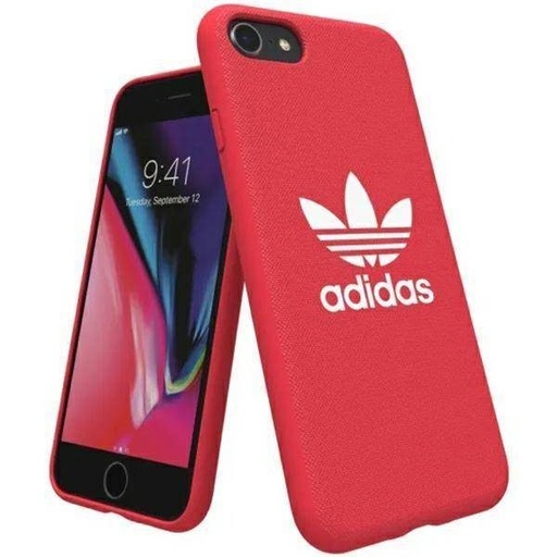 Apple iPhone 7 / iPhone 8 / iPhone 8 / iPhone SE 2020 / iPhone SE 2022 Adidas OR Moduled Canvas prémiový zadní kryt (Červená)