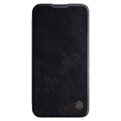 Samsung Galaxy S23 Plus Nillkin Qin pro s ochranou kamery knížkové pouzdro (Černá)