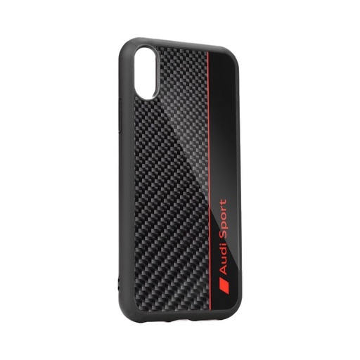 Apple iPhone 7/ 8/ SE 2020/ SE 2022 AUDI carbon fibre prémiový zadní kryt (Černá) - AUS-TPUPCIP8-R8/D1-BK