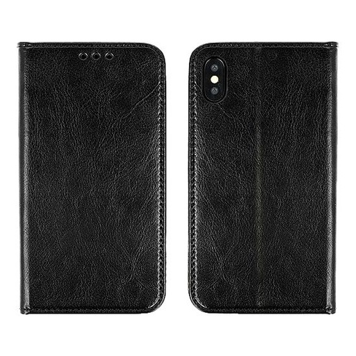 Huawei P30 originální kůže knížkové pouzdro (Černá)