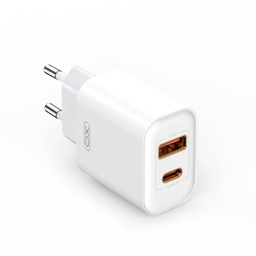 XO CE12 PD 20W rychlonabíječka (Bílá) – USB-C 20W + USB-A 18W