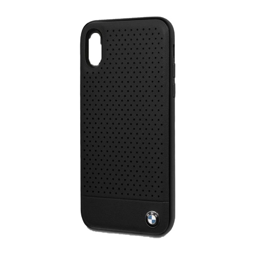 Apple iPhone X / XS BMW Signature Perforovaný pouzdro (Černá) - BMHCPXPEBOBK