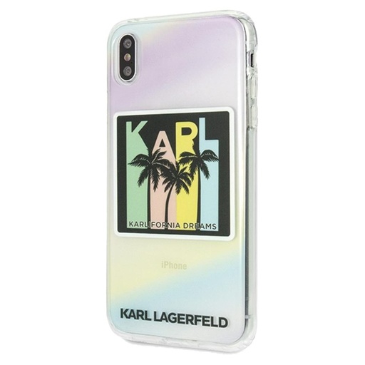 Apple iPhone XS Max Karl Lagerfeld Hard Case Kalifornia Dreams pouzdro (Černá) – KLHCI65IRKD